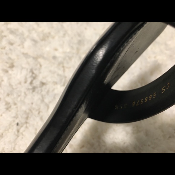 Saint Laurent Jodie Flat Leather Slide Sandal - Picture 4 of 6